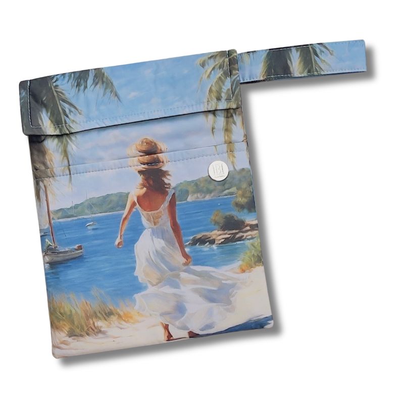 FUNDA PARA LIBROS ECO l PLAYA l ANTIFLUIDO/ACOLCHADO