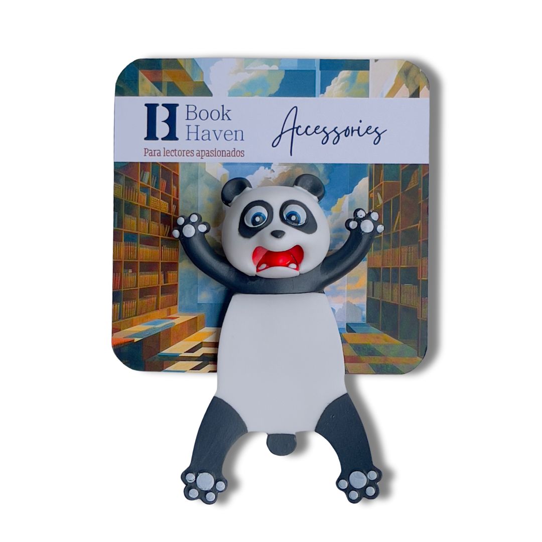 MARCAPÁGINAS ANIMALITOS 3D | SEPARADOR DE LIBRO, Animales: Panda
