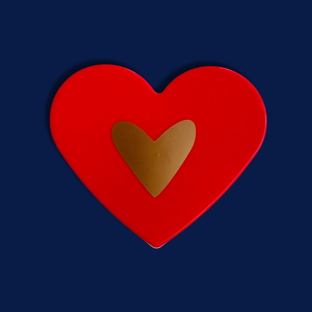 CORAZÓN LITERARIO, Color: Rojo