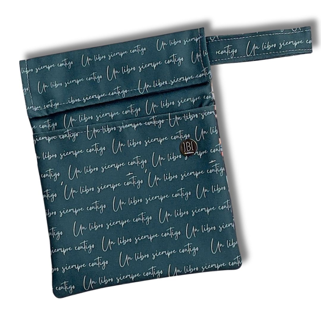 FUNDA PARA LIBROS ECO | UN LIBRO SIEMPRE CONTIGOl LONA