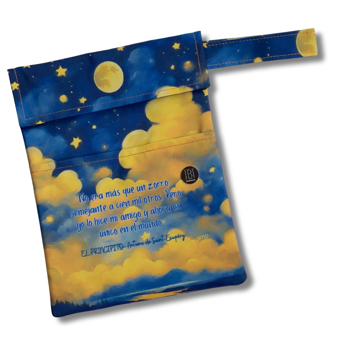 FUNDA PARA LIBROS ECO | PRINCIPITO ENCANTO NOCTURNOl CANVAS