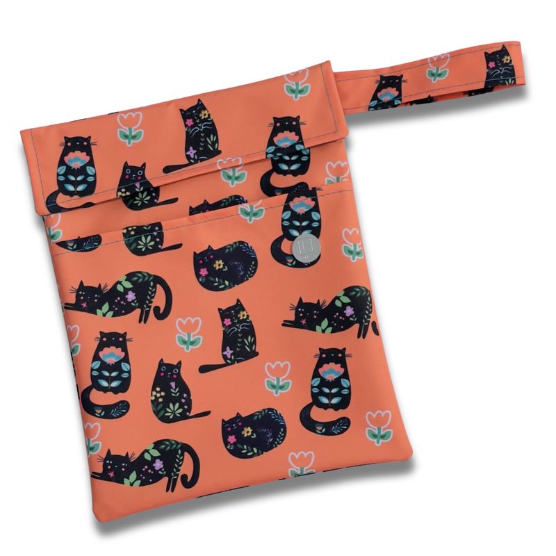 FUNDA PARA LIBROS GOLD | GATOS NEGROS | LONA