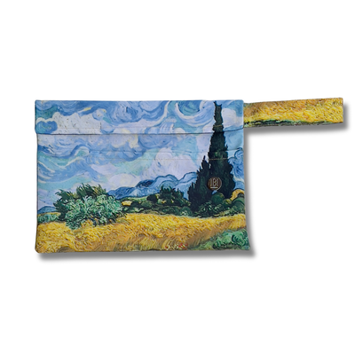 FUNDA PARA LIBROS ART ECO|CAMPO DE TRIGO CON CIPRESES /VINCENT VAN GOGH| LONA