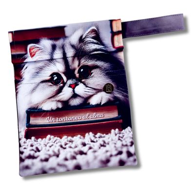 FUNDA PARA LIBROS ECO| RONRONEO AL ALMA| LONA