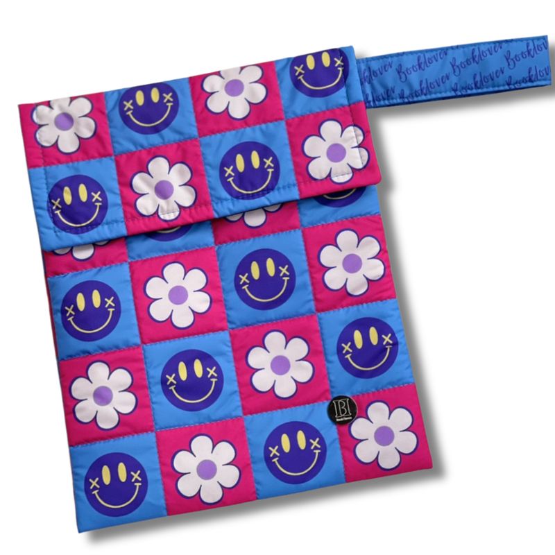 FUNDA PARA LIBROS ECO ACOLCHADA| FELICIDAD BLUE| ANTIFLUIDO