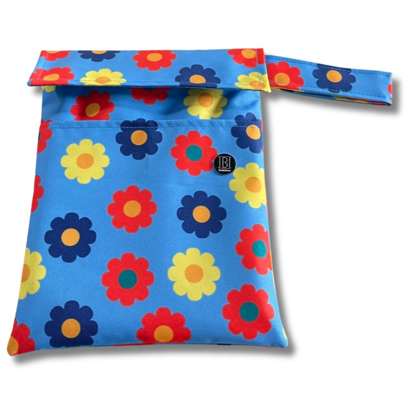 FUNDA PARA LIBROS GOLD |FLORES DE COLORES | LONA