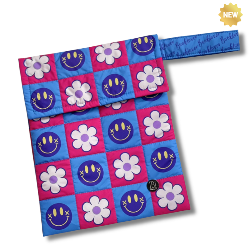 FUNDA PARA LIBROS ECO ACOLCHADA| FELICIDAD BLUE| ANTIFLUIDO