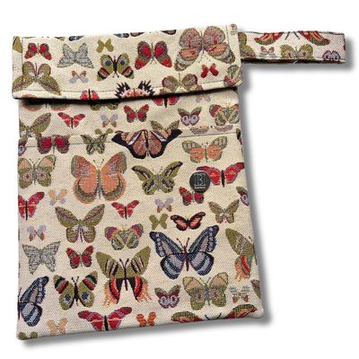 FUNDA PARA LIBROS LUXE |MARIPOSAS | GOBELINO