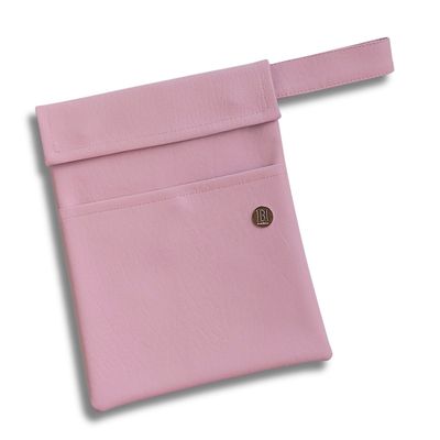 FUNDA PARA LIBROS GOLD | ROSA | CUERO VEGANO