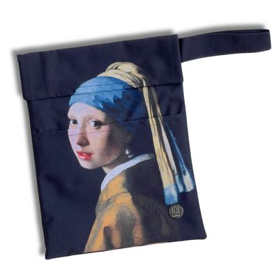 FUNDA PARA LIBROS ART ECO| LA JOVEN DE LA PERLA/JOHANNES VERMEER | LONA FUNDA PARA LIBROS ART ECO| LA JOVEN DE LA PERLA/JOHANNES VERMEER | LONA