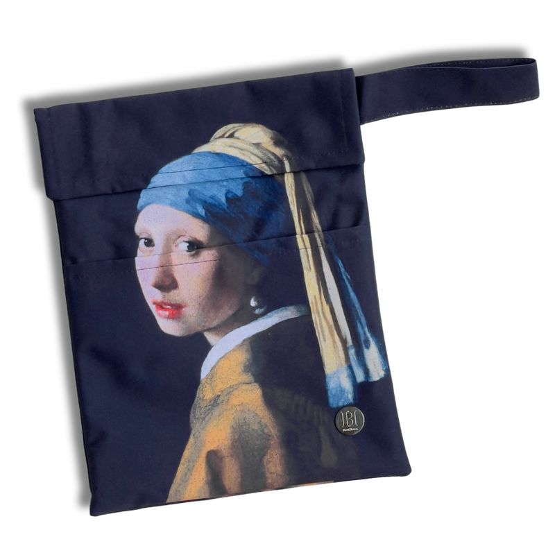 FUNDA PARA LIBROS ART ECO|  LA JOVEN DE LA PERLA/JOHANNES VERMEER | LONA