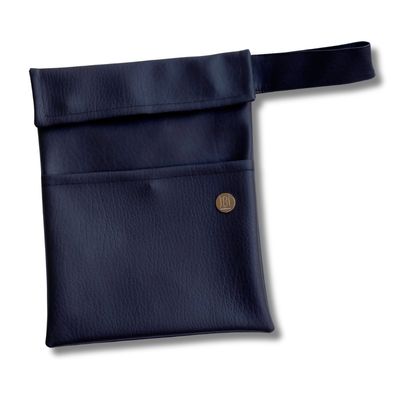 FUNDA PARA LIBROS GOLD | NEGRA | CUERO VEGANO