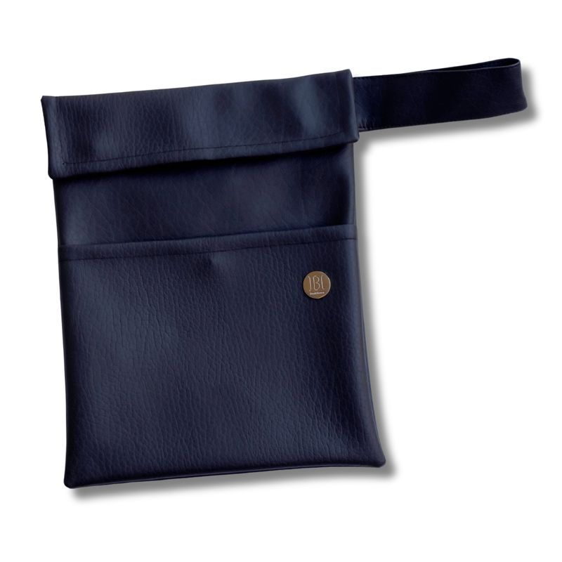 FUNDA PARA LIBROS GOLD | NEGRA | CUERO VEGANO