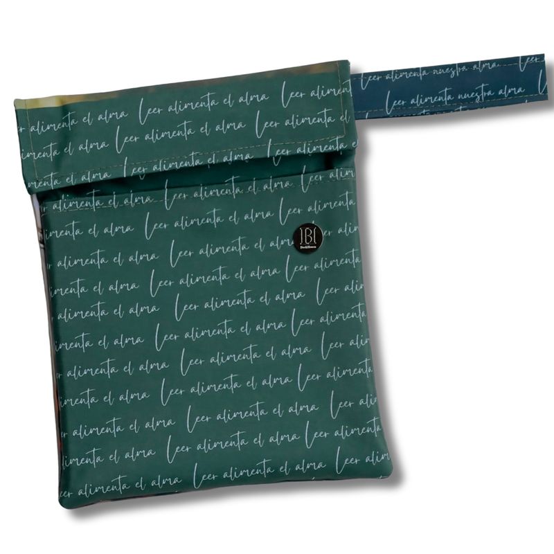 FUNDA PARA LIBROS ECO |LEER ALIMENTA EL ALMA l LONA