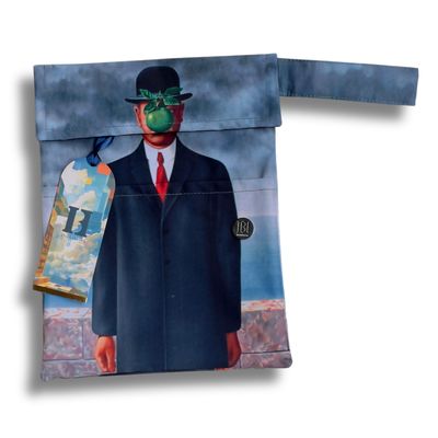 FUNDA PARA LIBROS ART ECO|  EL HIJO DEL HOMBRE/RENÉ MAGRITTE | LONA
