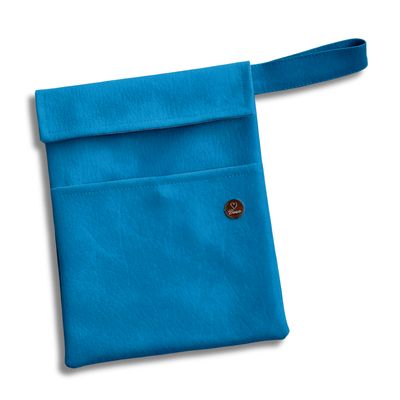 FUNDA PARA LIBROS GOLD | TURQUESA | CUERO VEGANO