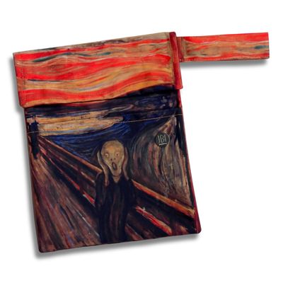 FUNDA PARA LIBROS ART ECO| EL GRITO/EDVARD MUNCH | LONA FUNDA PARA LIBROS ART ECO| EL GRITO/EDVARD MUNCH | LONA