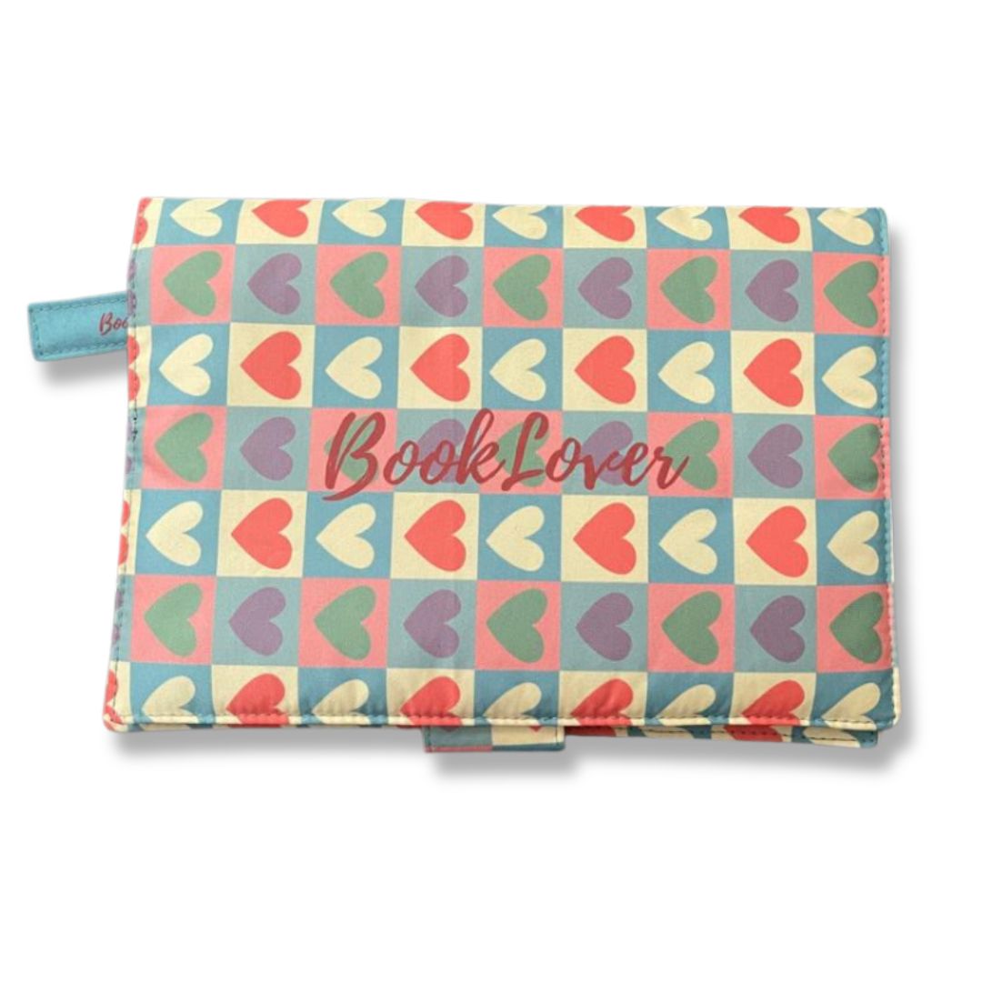 BOOK PURSE |  BOLSO PARA LIBRO | SUSURRO DE CORAZONES  | LONA