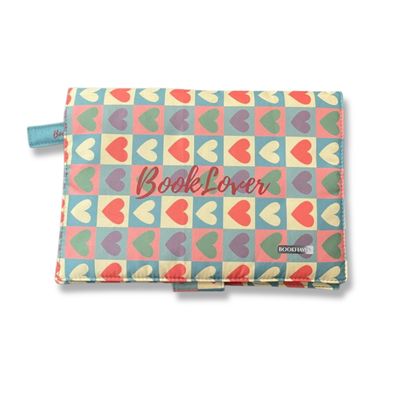 BOOK PURSE |  BOLSO PARA LIBRO | SUSURRO DE CORAZONES  | LONA