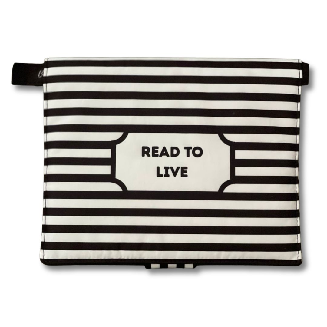 BOOK PURSE |  BOLSO PARA LIBRO | NOIR  | LONA
