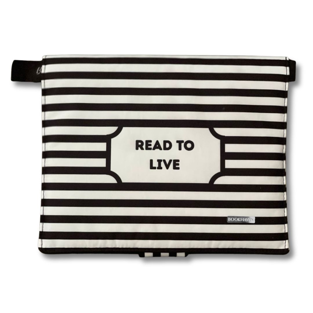 BOOK PURSE | BOLSO PARA LIBRO | BLANCO Y NEGRO | LONA BOOK PURSE | BOLSO PARA LIBRO | BLANCO Y NEGRO | LONA