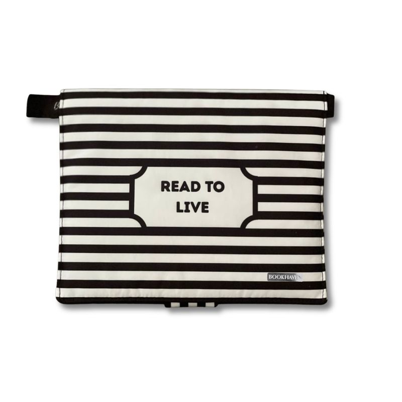 BOOK PURSE | BOLSO PARA LIBRO | BLANCO Y NEGRO | LONA BOOK PURSE | BOLSO PARA LIBRO | BLANCO Y NEGRO | LONA