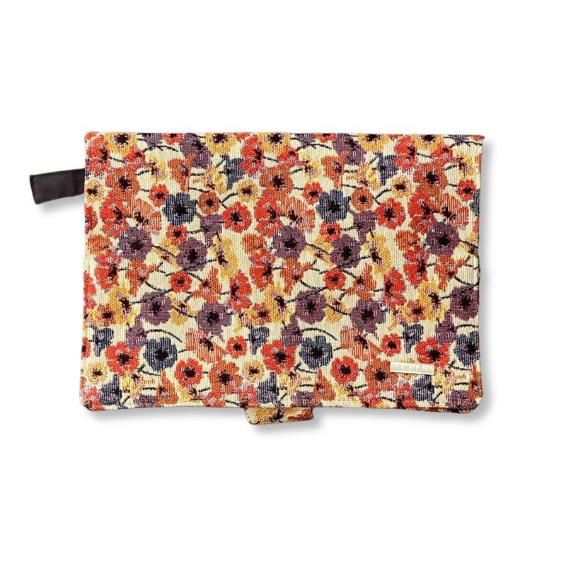 BOOK PURSE | BOLSO PARA LIBRO | FLORES TEJIDAS | JACQUARD NOBLE BOOK PURSE | BOLSO PARA LIBRO | FLORES TEJIDAS | JACQUARD NOBLE