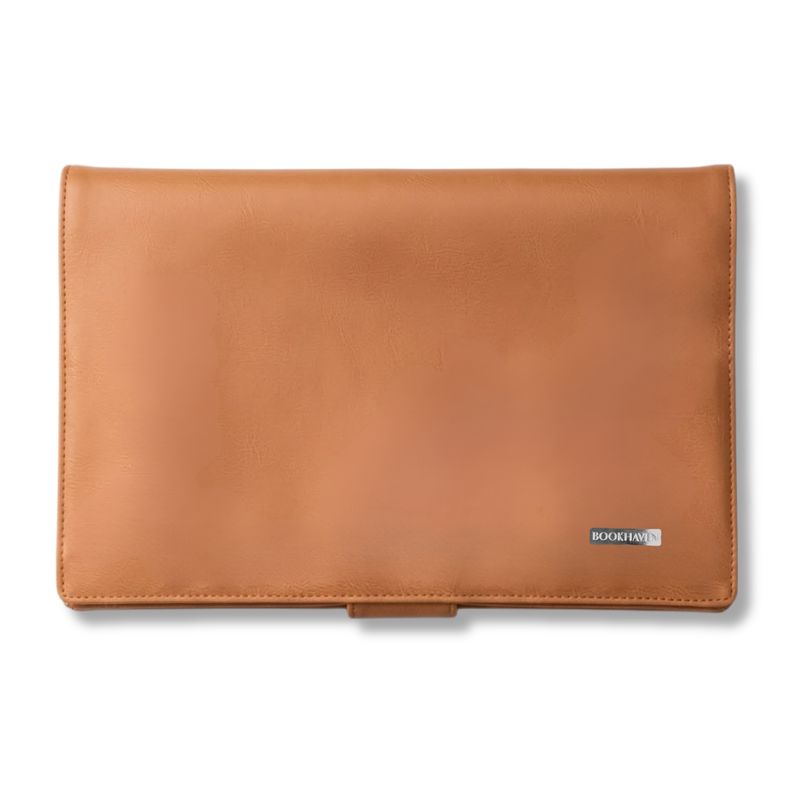 BOOK PURSE |  BOLSO PARA LIBRO | MIEL | CUERO VEGANO