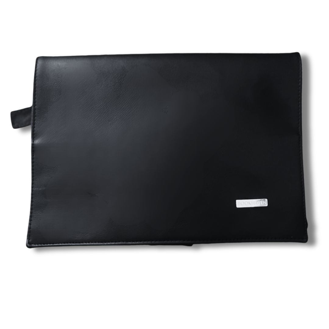 BOOK PURSE |  BOLSO PARA LIBRO | NEGRO | CUERO VEGANO