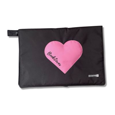 BOOK PURSE |  BOLSO PARA LIBRO | CORAZÓN | LONA