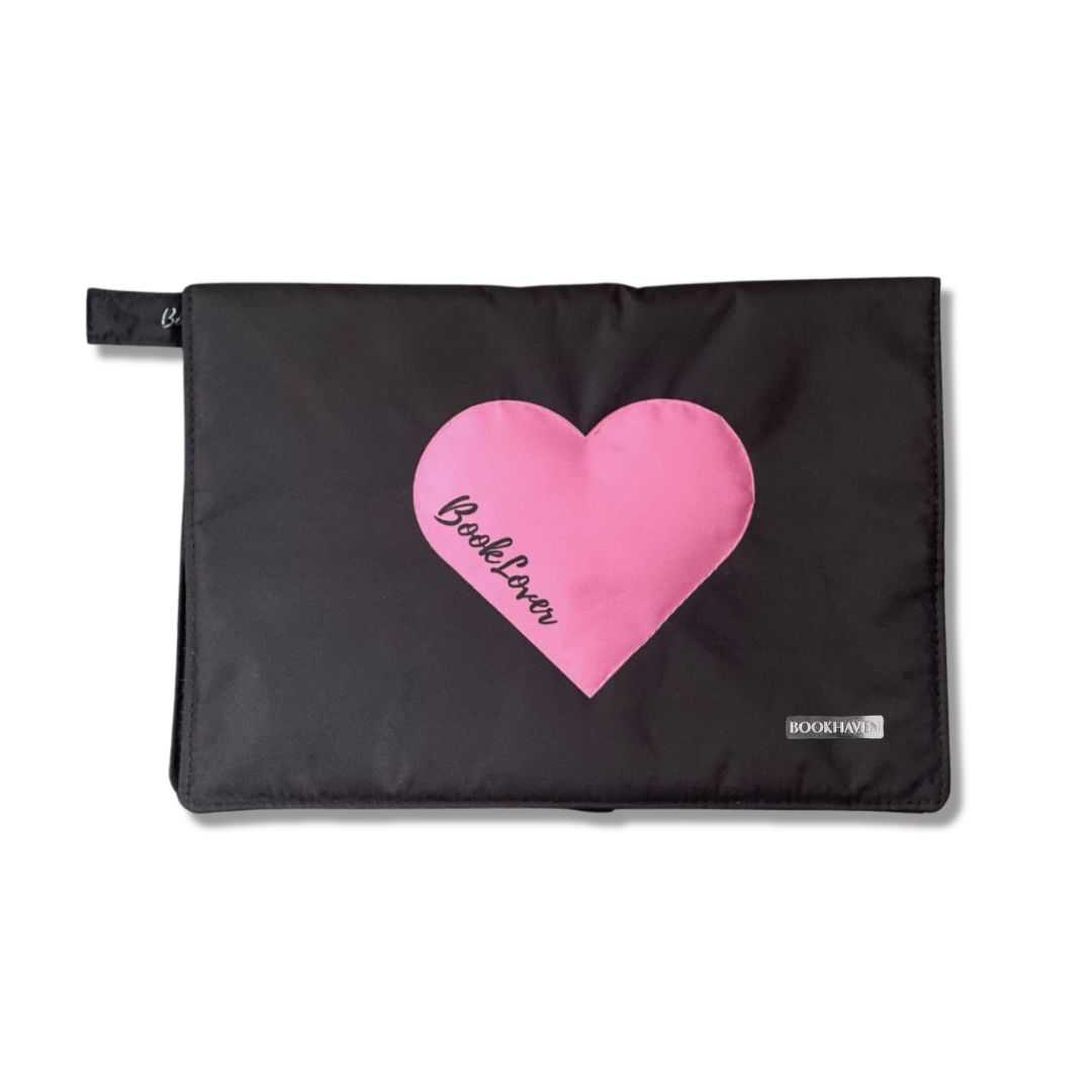 BOOK PURSE |  BOLSO PARA LIBRO | CORAZÓN | LONA