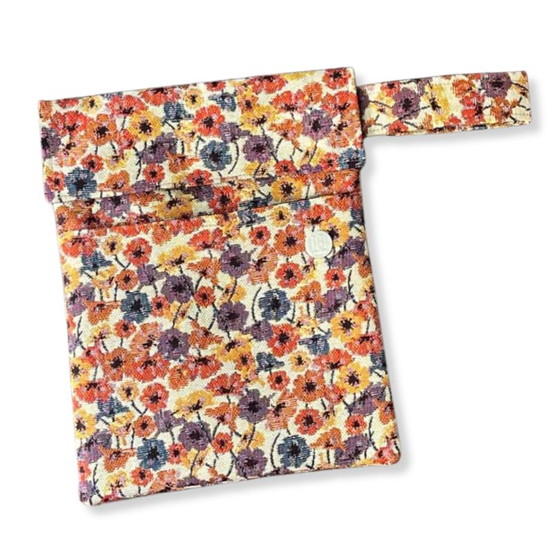 FUNDA PARA LIBROS LUXE |FLORES TEJIDAS| JACQUARD NOBLE