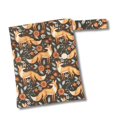 FUNDA PARA LIBROS GOLD |ZORROS ENTRE FLORES LONA
