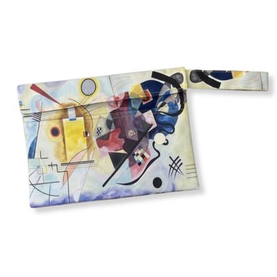 FUNDA PARA LIBROS ART ECO|AMARILLO, ROJO Y AZUL /VASILI KANDINSKI| LONA
