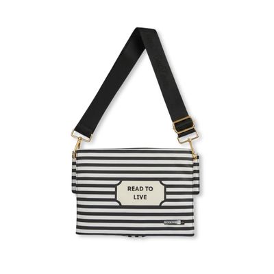 BOOK PURSE | EDICIÓN SELECCIONADA | BLANCO Y NEGRO| LONA IMPERMEABLE BOOK PURSE | EDICIÓN SELECCIONADA | BLANCO Y NEGRO| LONA IMPERMEABLE