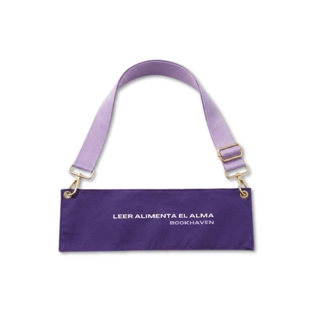 BOOK PURSE | EDICIÓN SELECCIONADA | STRAP + MARCAPÁGINA +ESTUCHE TRANSPARENTE LARGE |VIOLETA ETERNA BOOK PURSE | EDICIÓN SELECCIONADA | STRAP + MARCAPÁGINA +ESTUCHE TRANSPARENTE LARGE |VIOLETA ETERNA