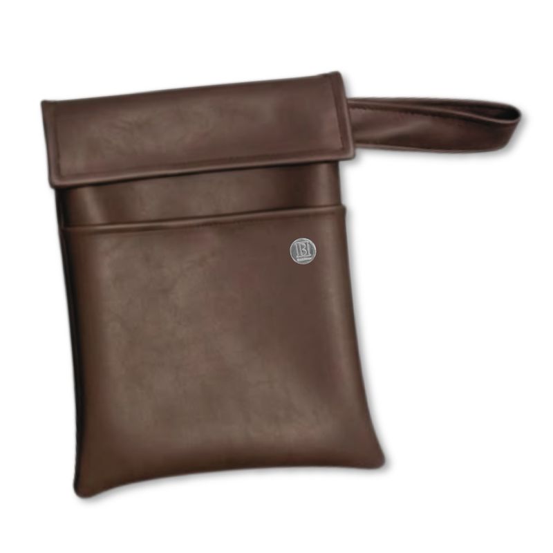 FUNDA PARA LIBROS GOLD | MARRÓN | CUERO VEGANO