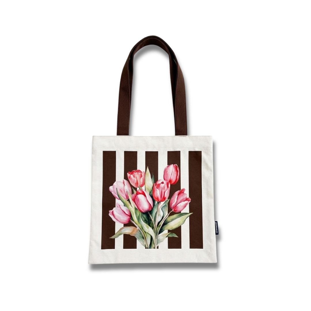 TOTE BAG/ LO QUE LEES FLORECE CONTIGO