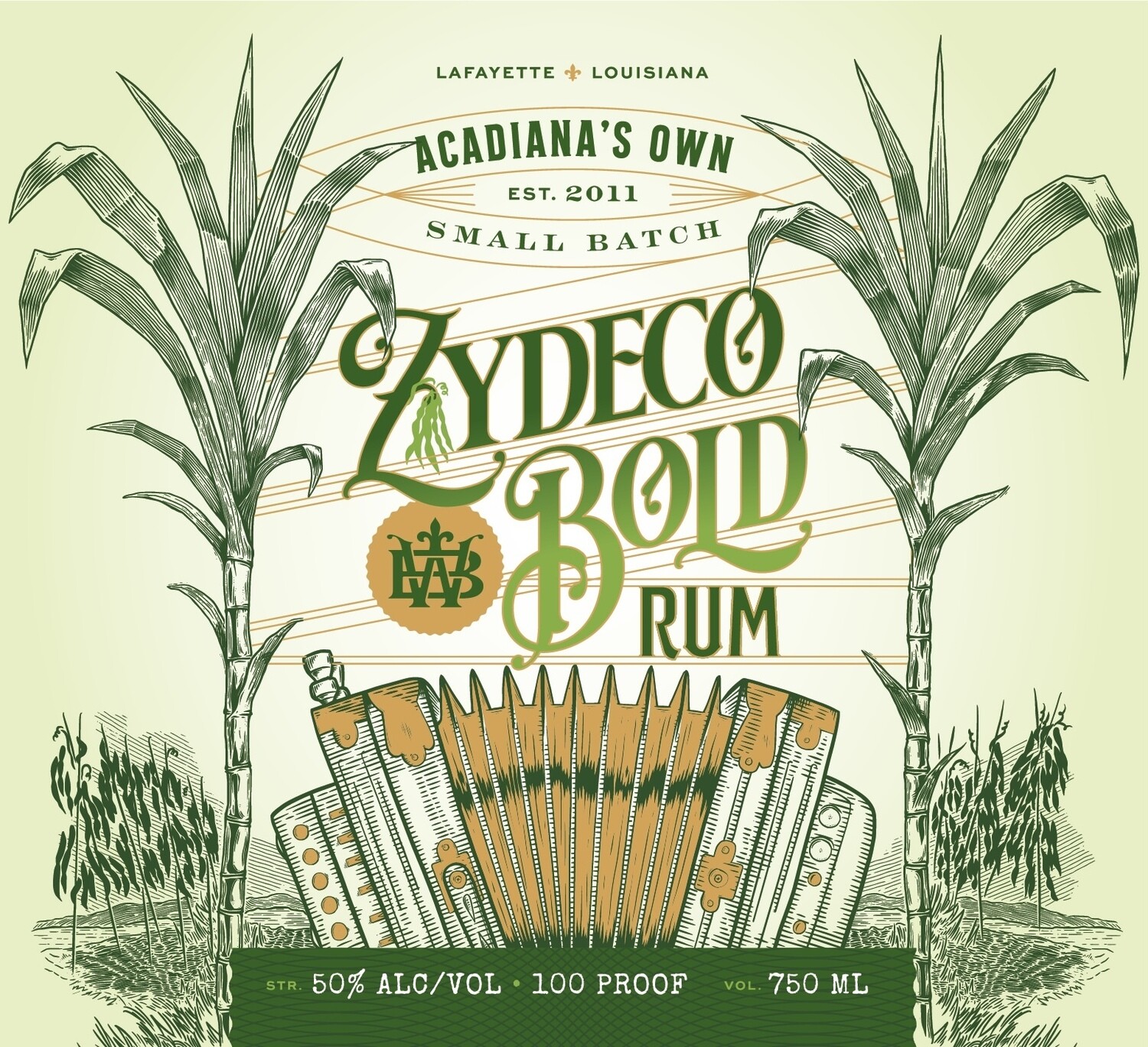 Zydeco Bold 100 Proof Rum