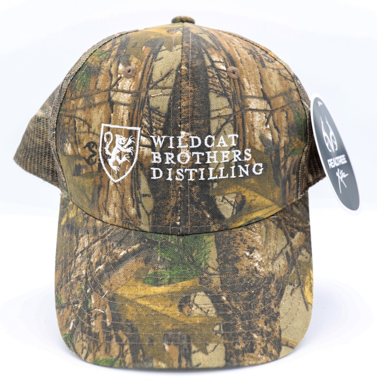 Wildcat Brothers Distilling Camo Cap with White Logo