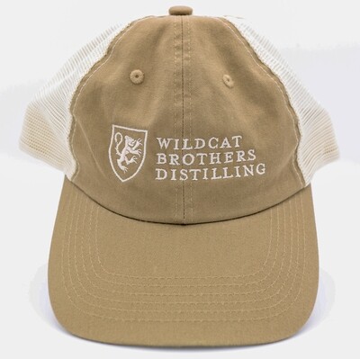 Wildcat Brothers Distilling Khaki Trucker Hat