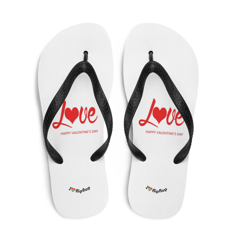 I LOVE YOU Flip Flop Unique Design and way to say it to your partner