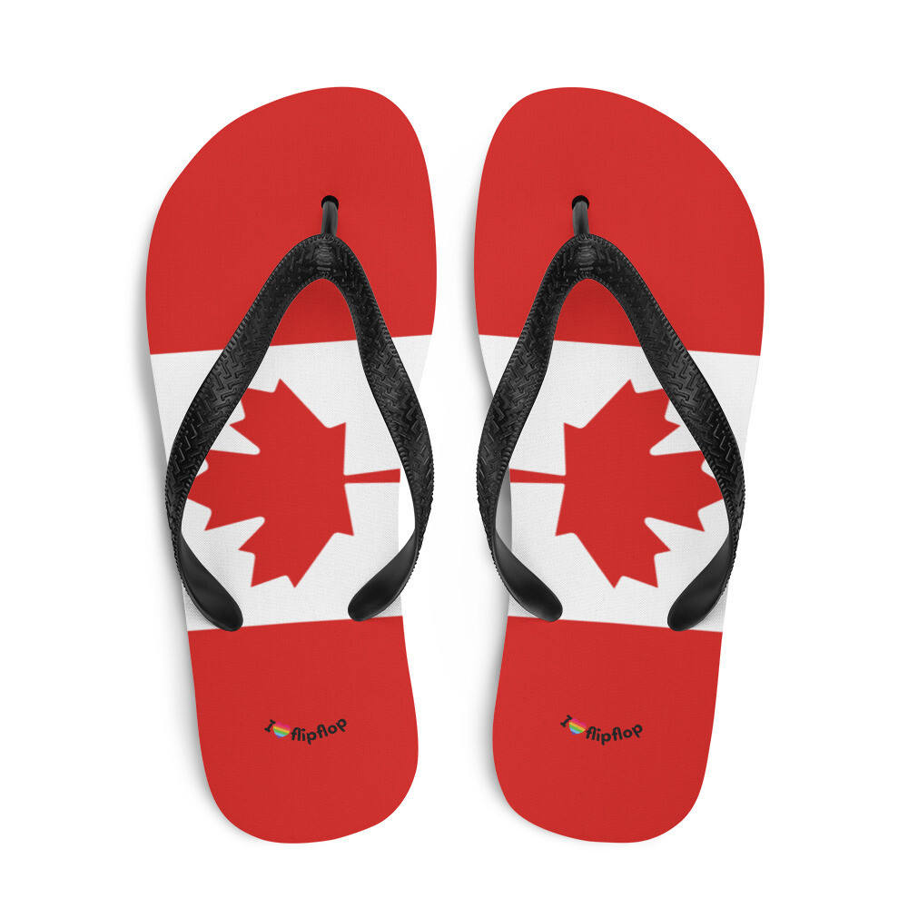 Unique Canada Canadian Flag Flip Flop Unisex