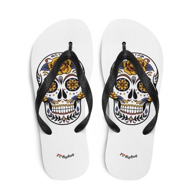 Skull Mexico Unique Design Flip Flop