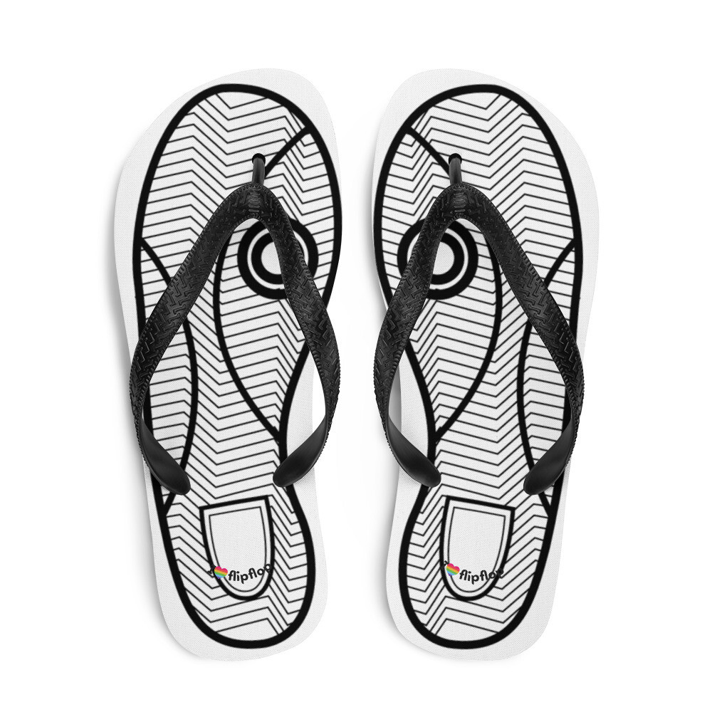 Tennis Shoe Footprint Clothing FlipFlop