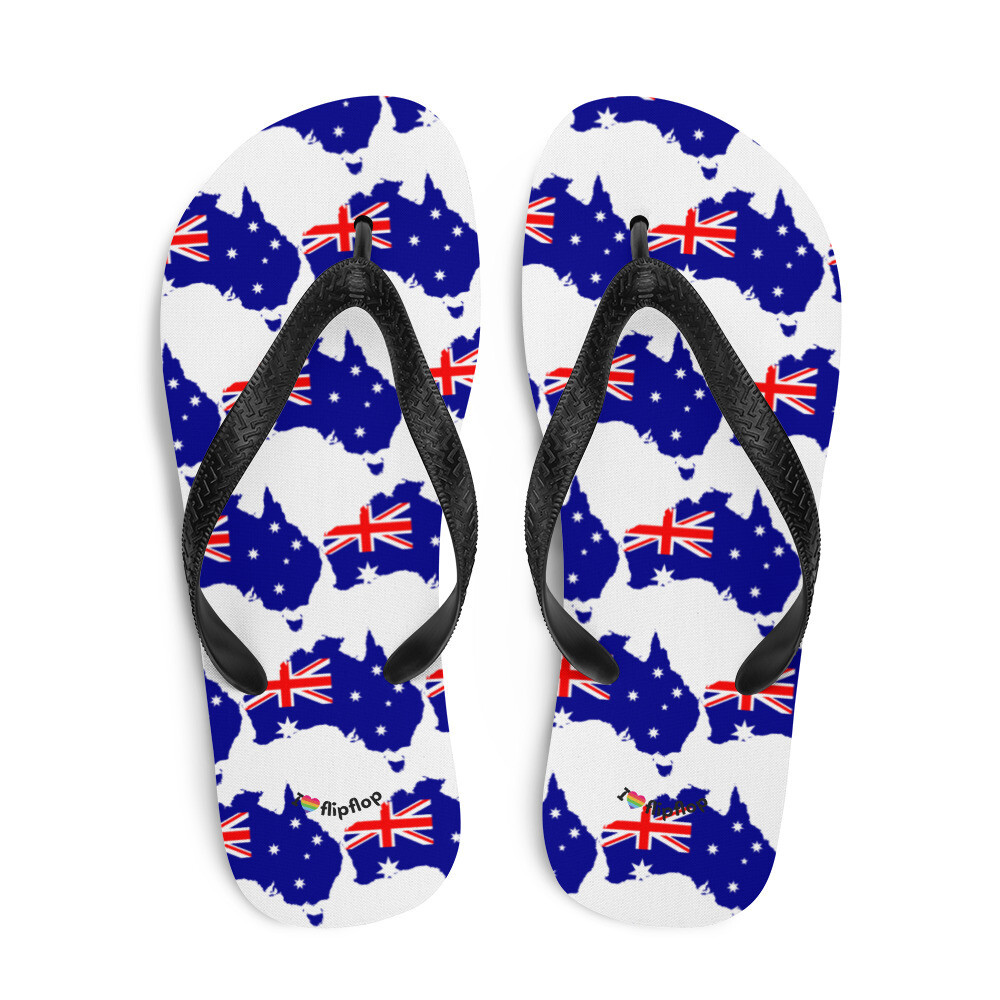 Australia Day Borders Collection Country Flip-Flop