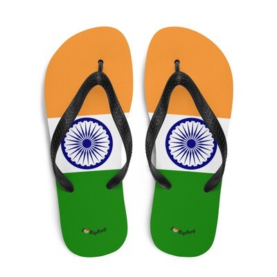 India Flag Flip Flop Unisex Sandal Sleeper Thong