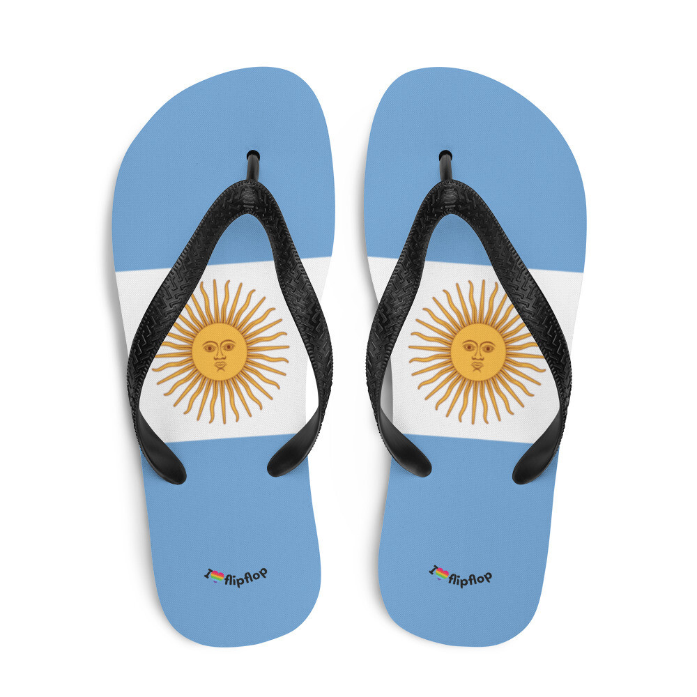 Argentina Flag Flip Flop Slippers Sandal Unique design