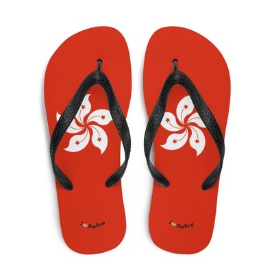 Hong Kong Flag Flip-Flop Unisex Sandal Slippers