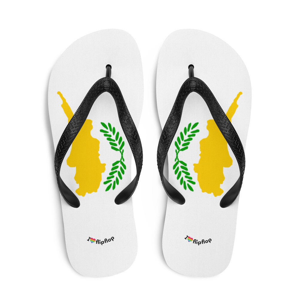 Cyprus Nation Flag Flip Flop Sandal Slippers